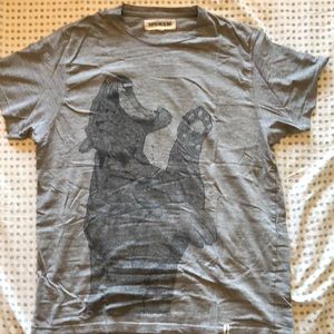 Supremebeing grey panther T-shirt